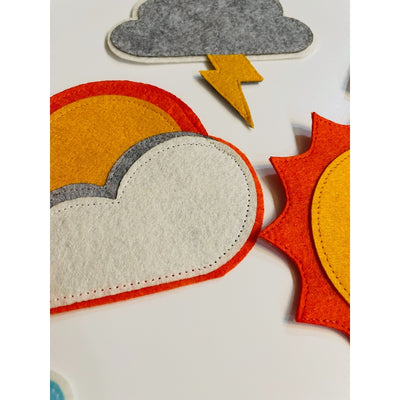 Weather Theme Learning Activity Magnetic Set