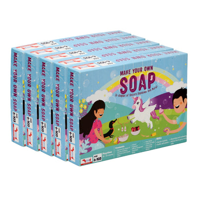 Unicorn Theme Soap Making Kit- Set of 5