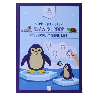 Step by Step Drawing Book - Mystical Marine Life Theme