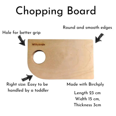 Child Safe Knife and Chopping Board