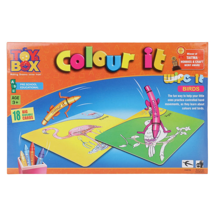 Colour It - Wipe It  ( Birds )