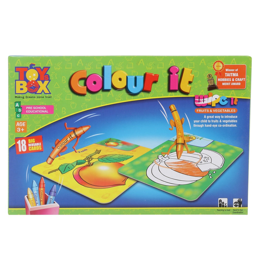 Colour It - Wipe It  ( Fruit & Veg. )