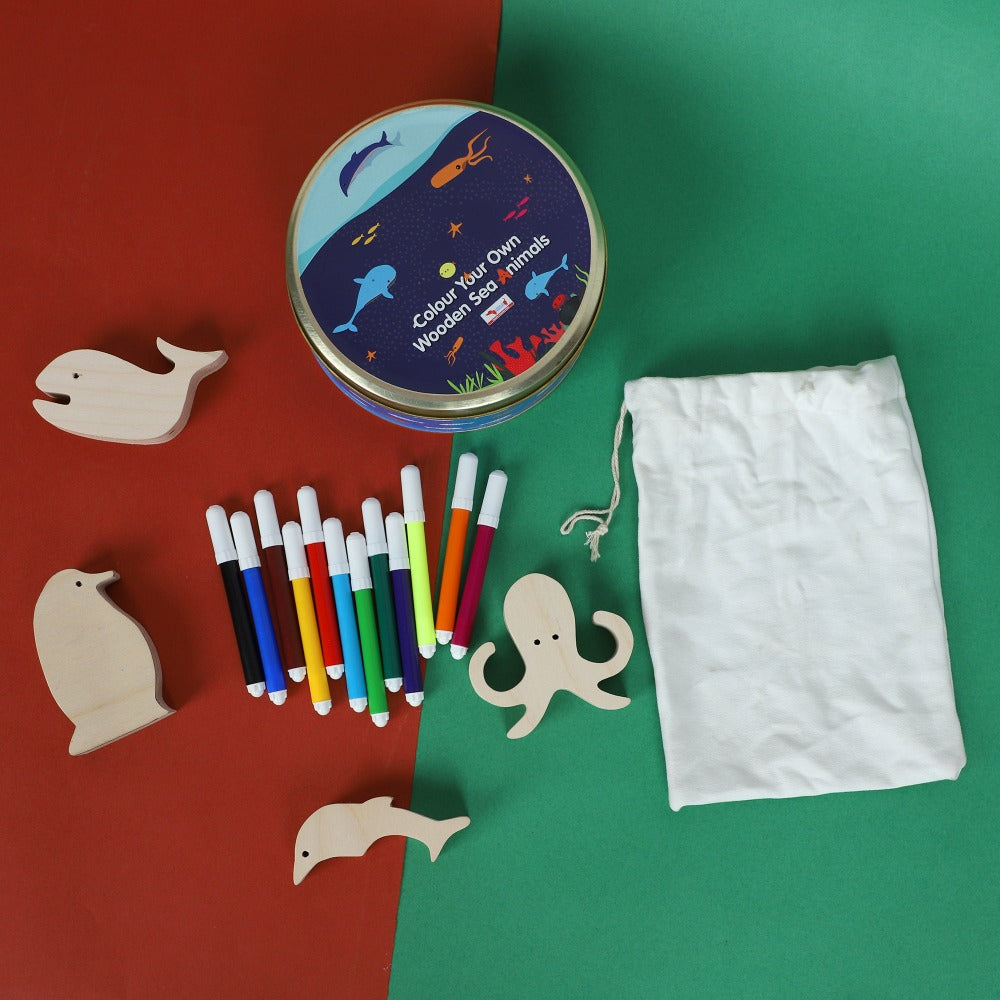 Animals in a Tin Box- Painting Kit for Kids