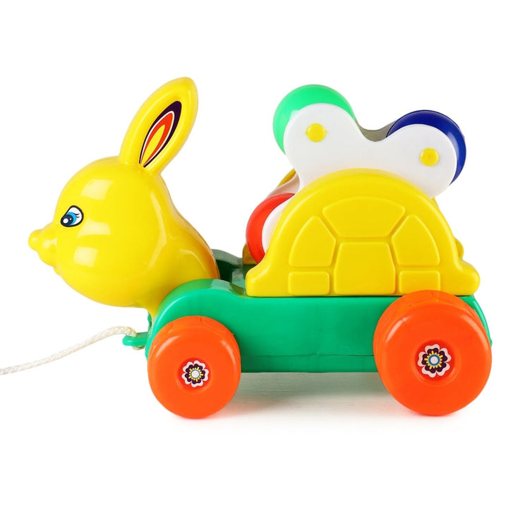 Pulling Toy (Manual Operated) - Rattling Bunny