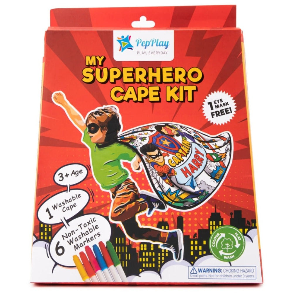 Paint Your Superhero Cape - Washable & Reusbale (6-10 Years)