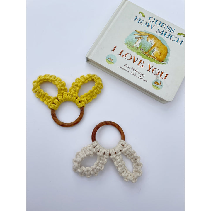 Honey Bunny Macrame Teether (6-12 Months)