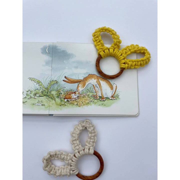 Honey Bunny Macrame Teether (6-12 Months)