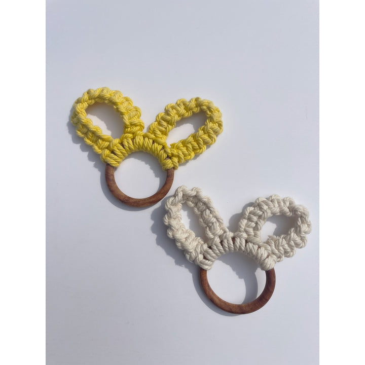 Honey Bunny Macrame Teether (6-12 Months)