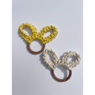 Honey Bunny Macrame Teether