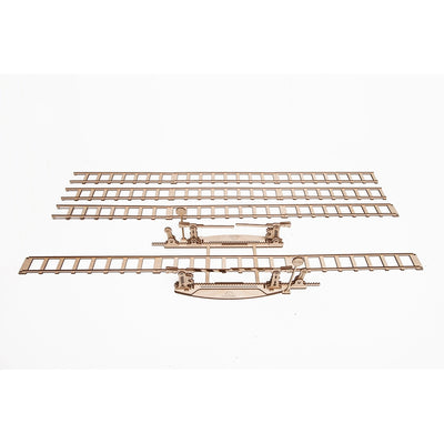 Set of Rails with Crossing Puzzle Set (200 Pieces)