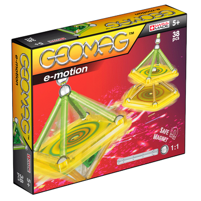 Magnetic E-motion Construction Toys  –  Geomag (38 Pieces)