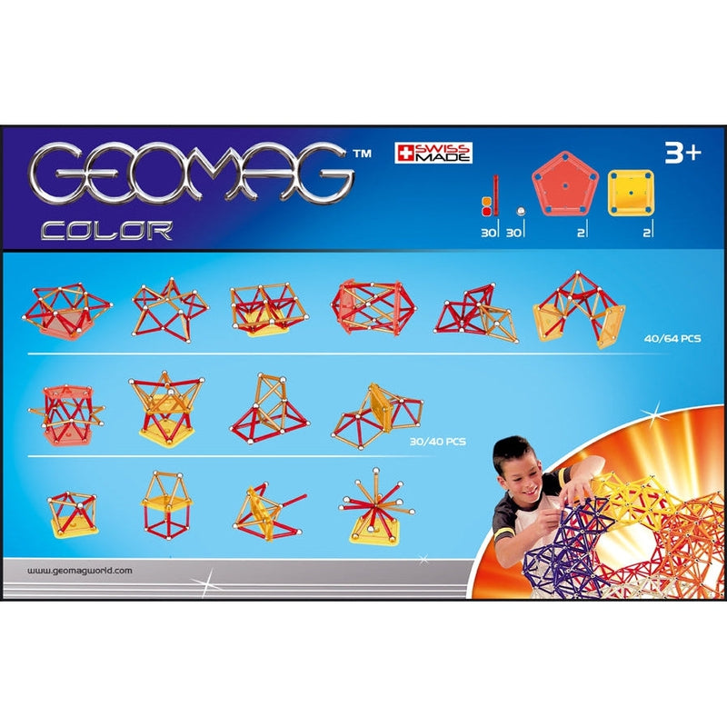Magnetic Color Construction Toys (64 Pieces)