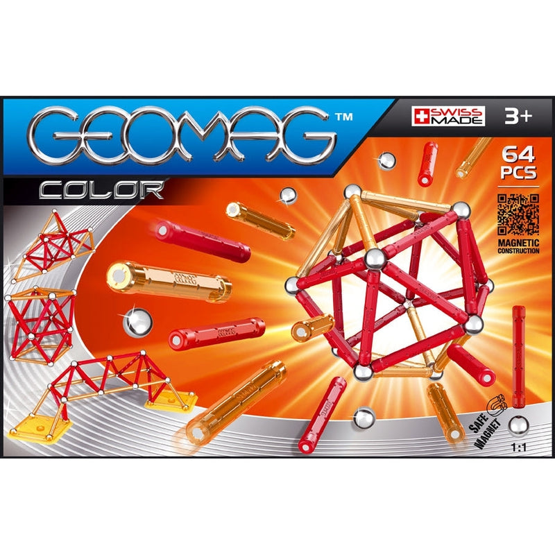 Magnetic Color Construction Toys (64 Pieces)