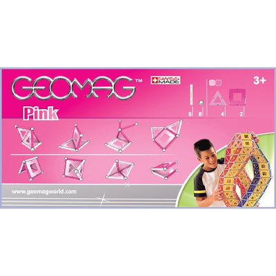 Magnetic Pink Panel Construction Toys  (22 Pieces)
