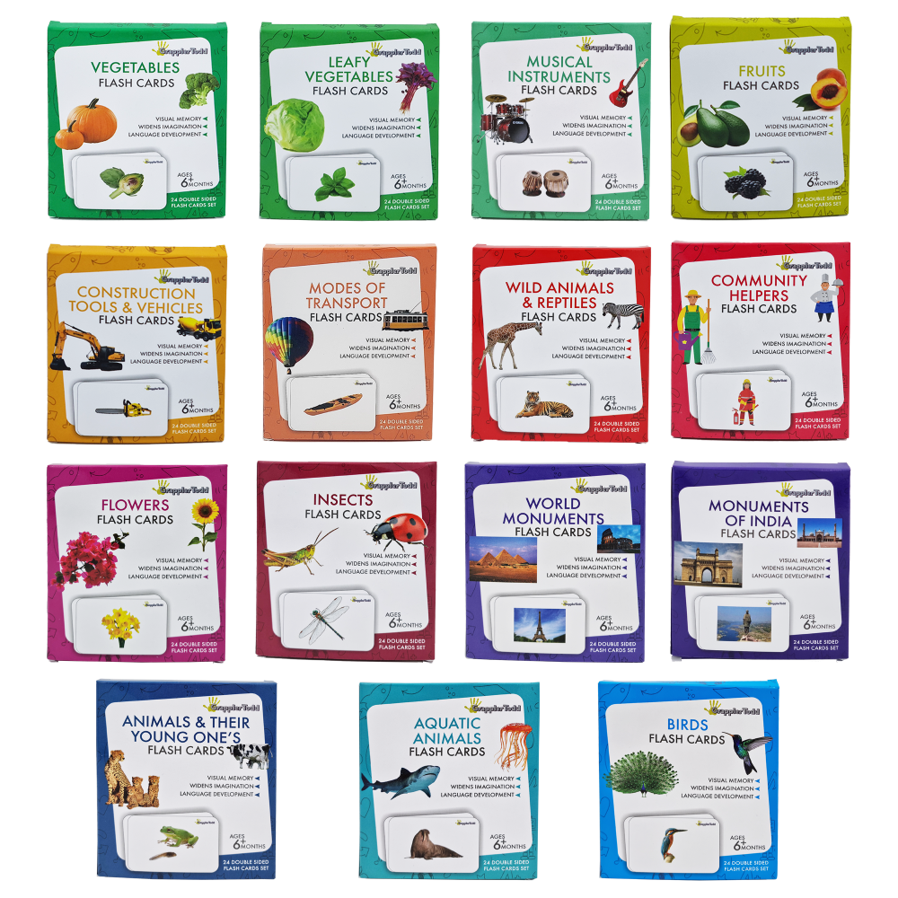 Early Learning Flashcards - 15 Cards (2-4 Years)