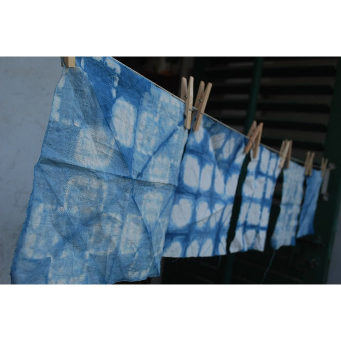 INDIGO CLAMP DYEING