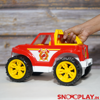 Amolak Indo Fire Truck Toy - Friction Powered Fire Brigade Toy For Kids
