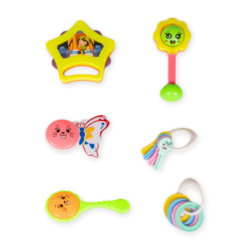 Infants Rattle Set (6 Pieces)