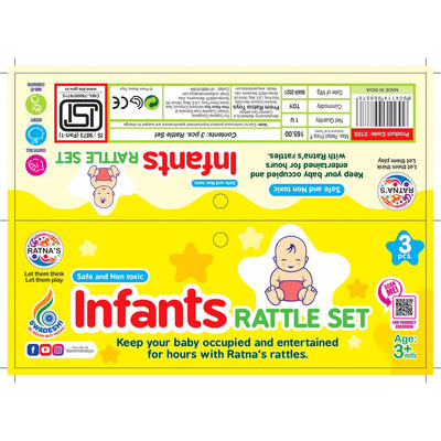 Infants Rattle Set (3 Pieces)