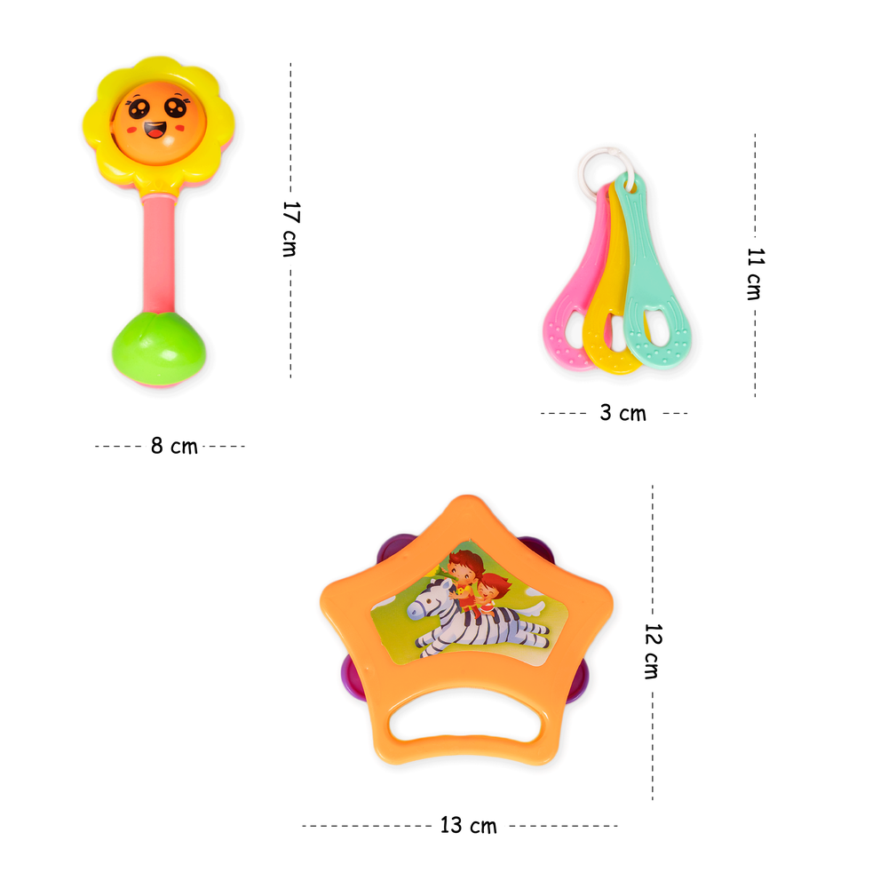 Infants Rattle Set (3 Pieces)