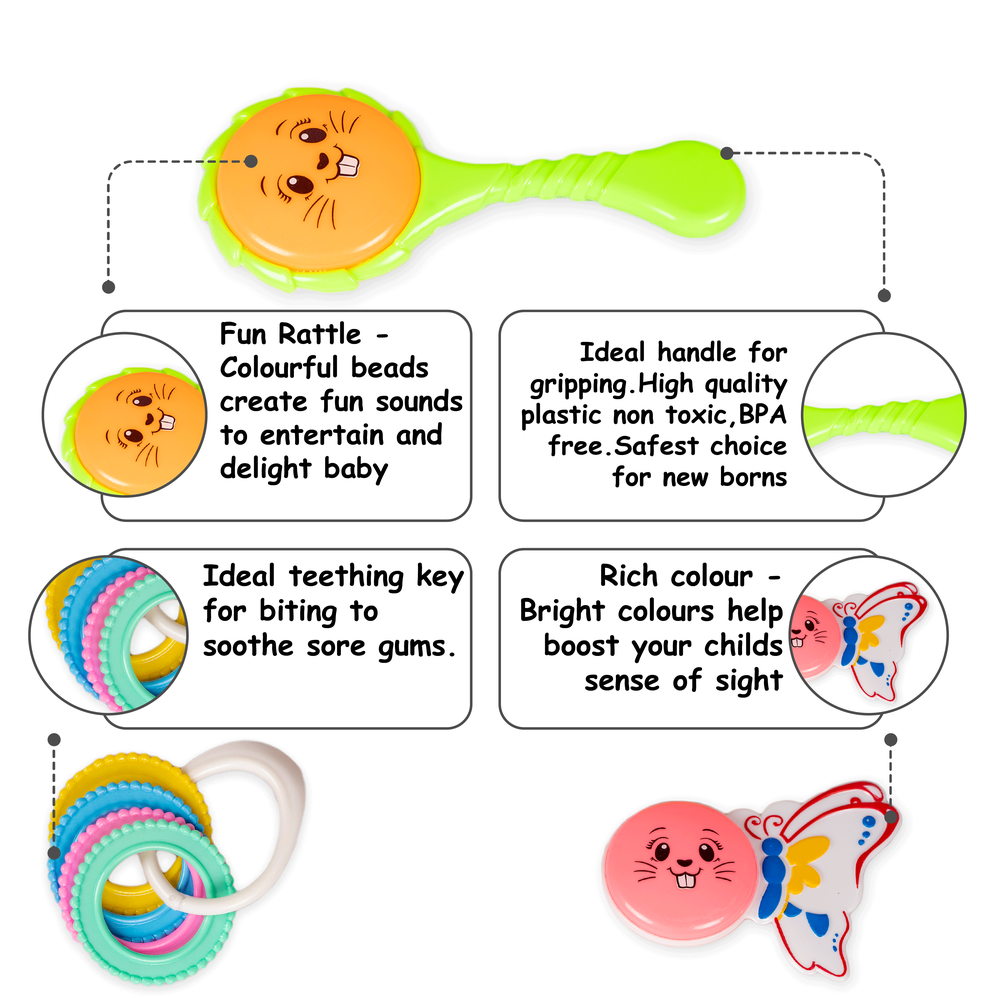 Infants Rattle Set (6 Pieces)