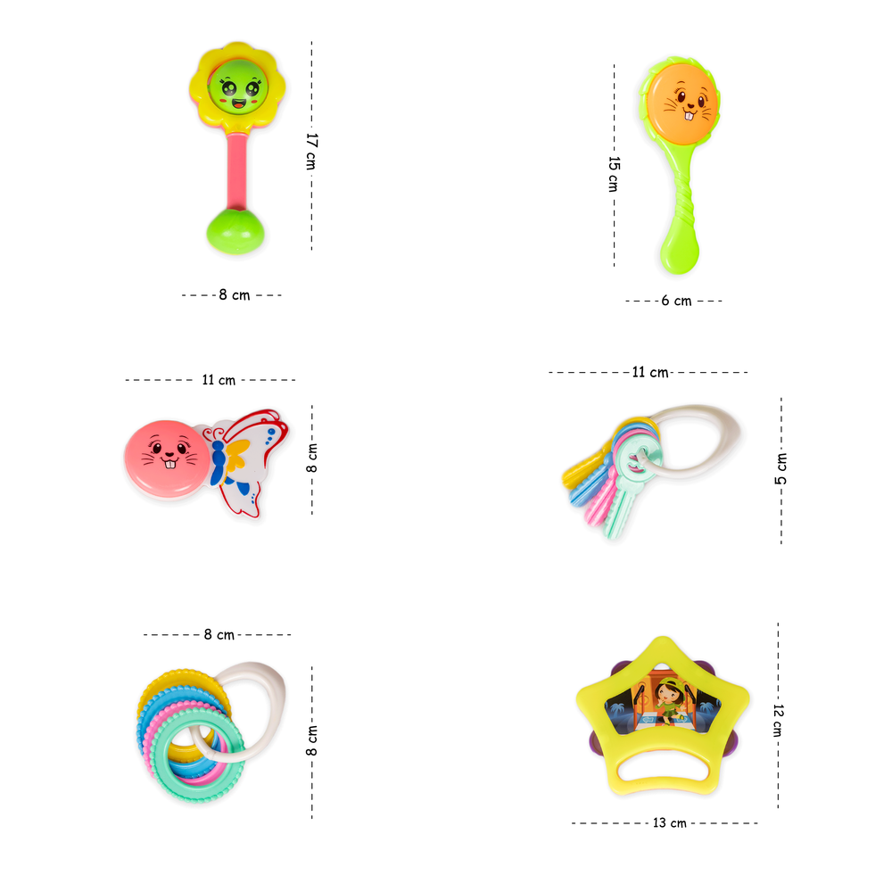 Infants Rattle Set (6 Pieces)