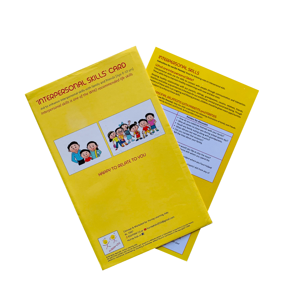 Social Emotional Skills Activity Cards (8 -10 Years)