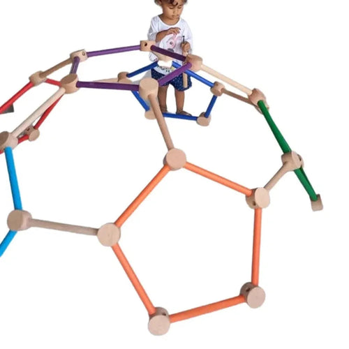 Woodbee Toys Wooden Iris Dome Climbing Structure (3-6 Years)