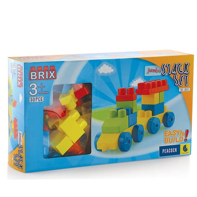Jumbo Brix Corrugated Box (Building Blocks Set) - 50 Pieces