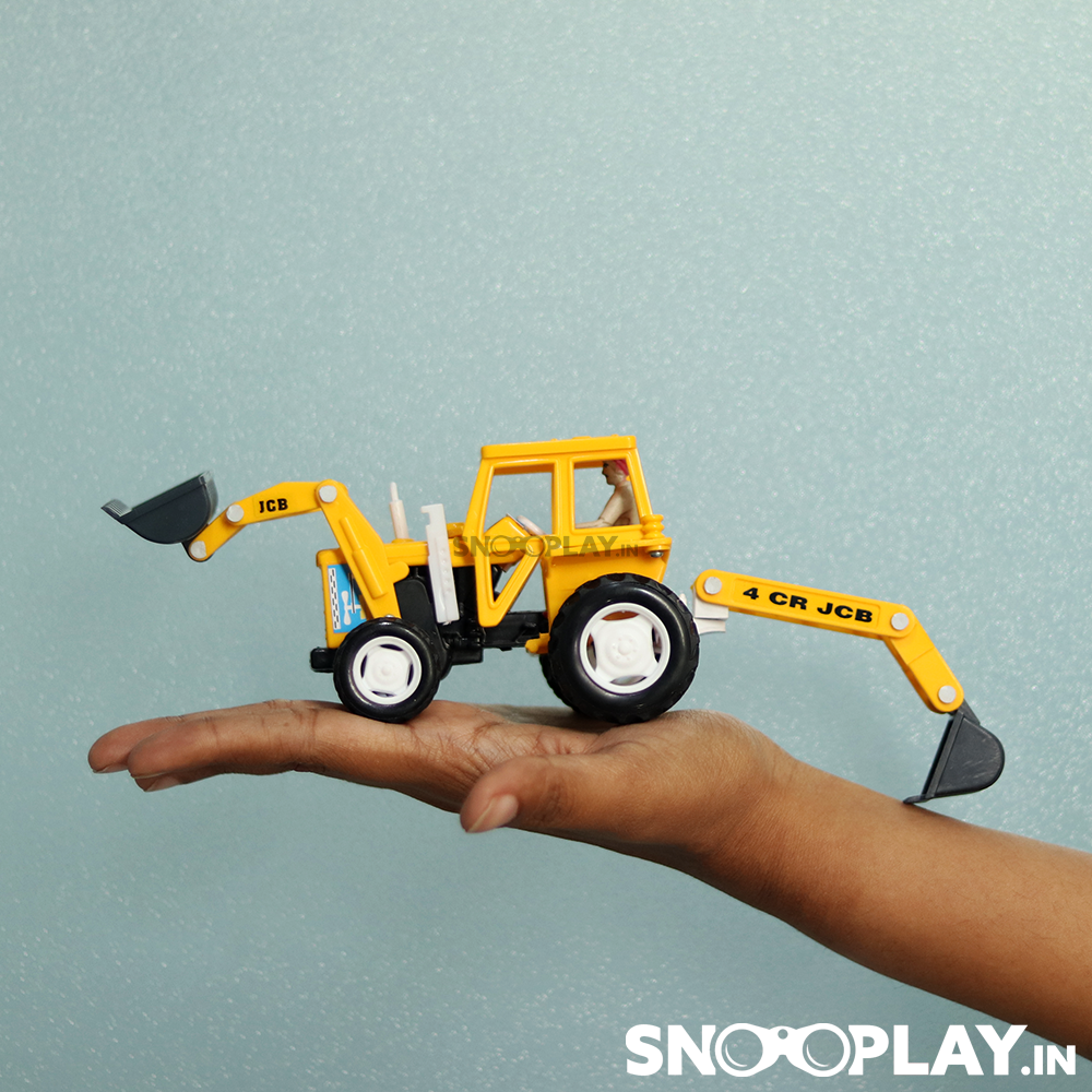 Construction Excavator Loader Toy Earth Mover Crane (Pullback Toy For Kids)
