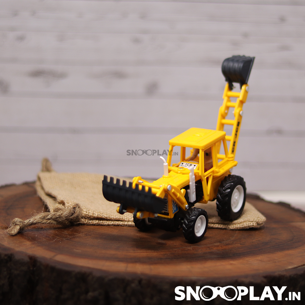 Construction Excavator Loader Toy Earth Mover Crane (Pullback Toy For Kids)