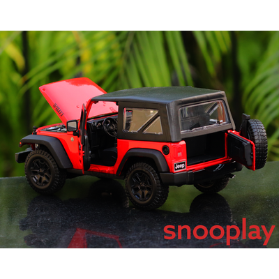 Licensed 2014 Jeep Wrangler Diecast Car Model (1:18 Scale)