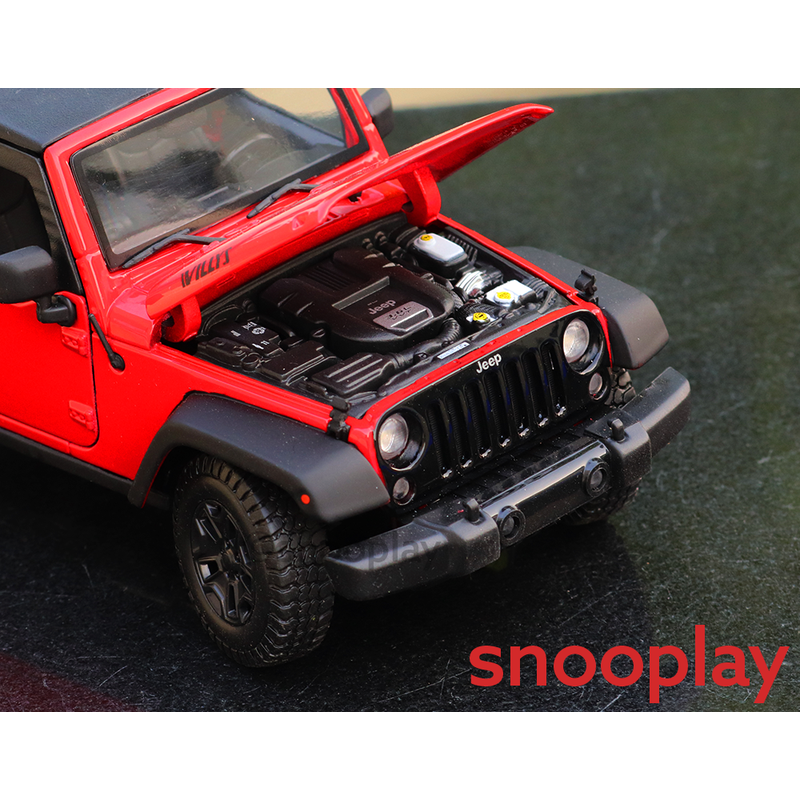 Licensed 2014 Jeep Wrangler Diecast Car Model (1:18 Scale)