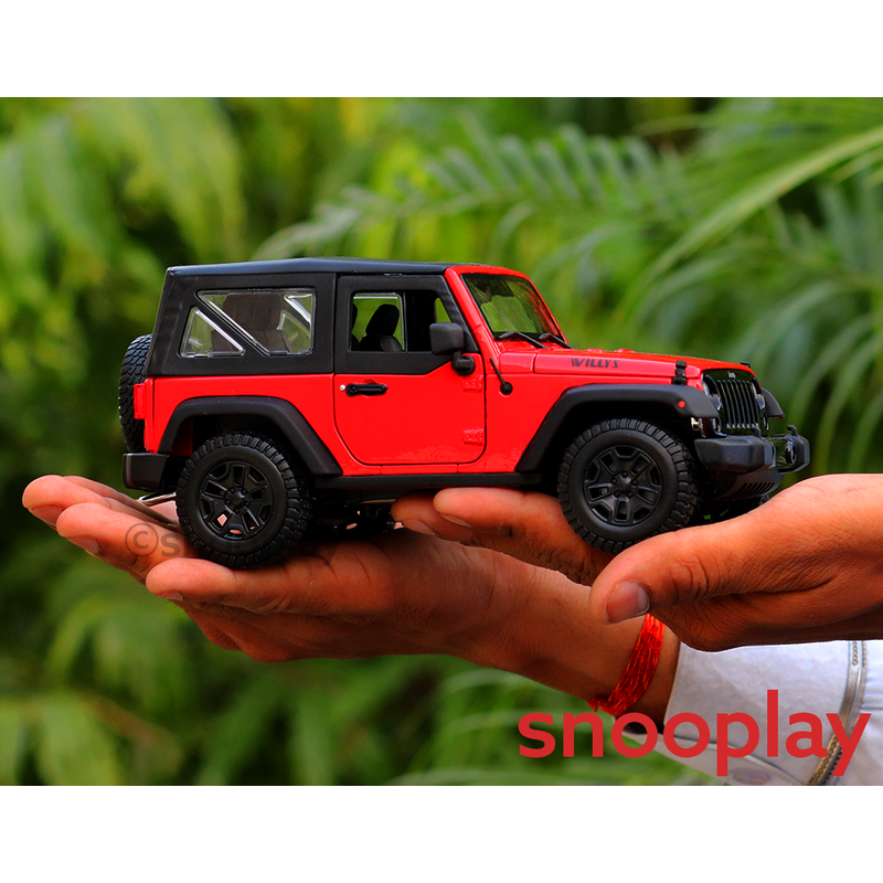 Licensed 2014 Jeep Wrangler Diecast Car Model (1:18 Scale)