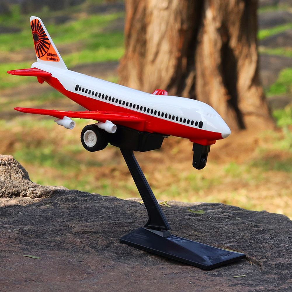 Jet 747 Pullback Toy Plane Big with Detachable Stand (1-4 Years)