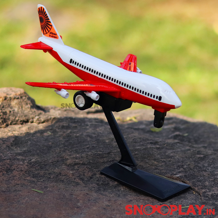 Jet 747 Toy Plane Big with Detachable Stand (Pull back Toy)