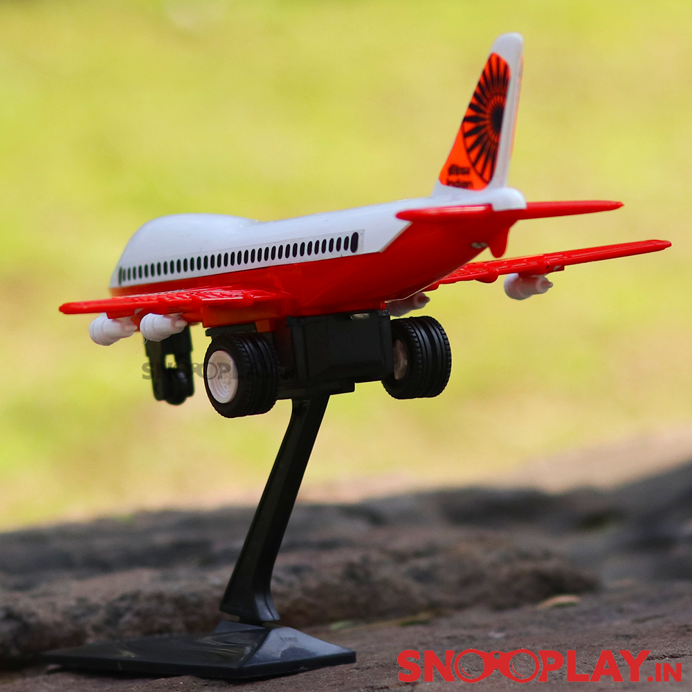 Jet 747 Toy Plane Big with Detachable Stand (Pull back Toy)