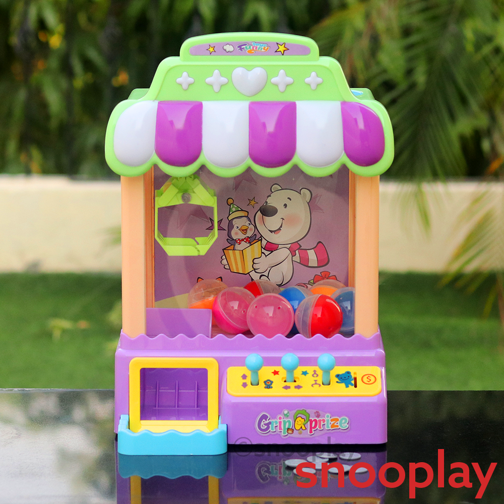 Electronic Joy Claw Arcade Machine Game with Music For Kids (WS5357-1) - (Assorted Design & Color)