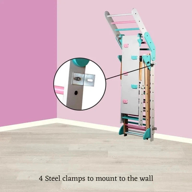 Wall-Mounted Foldable Jungle Gym (1-6 Years)