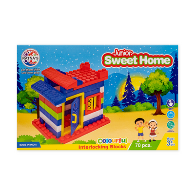 Sweet Home Block Set Junior (70 pcs)