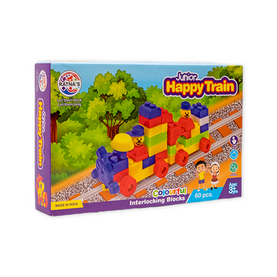 Happy Train Interlocking Block Junior