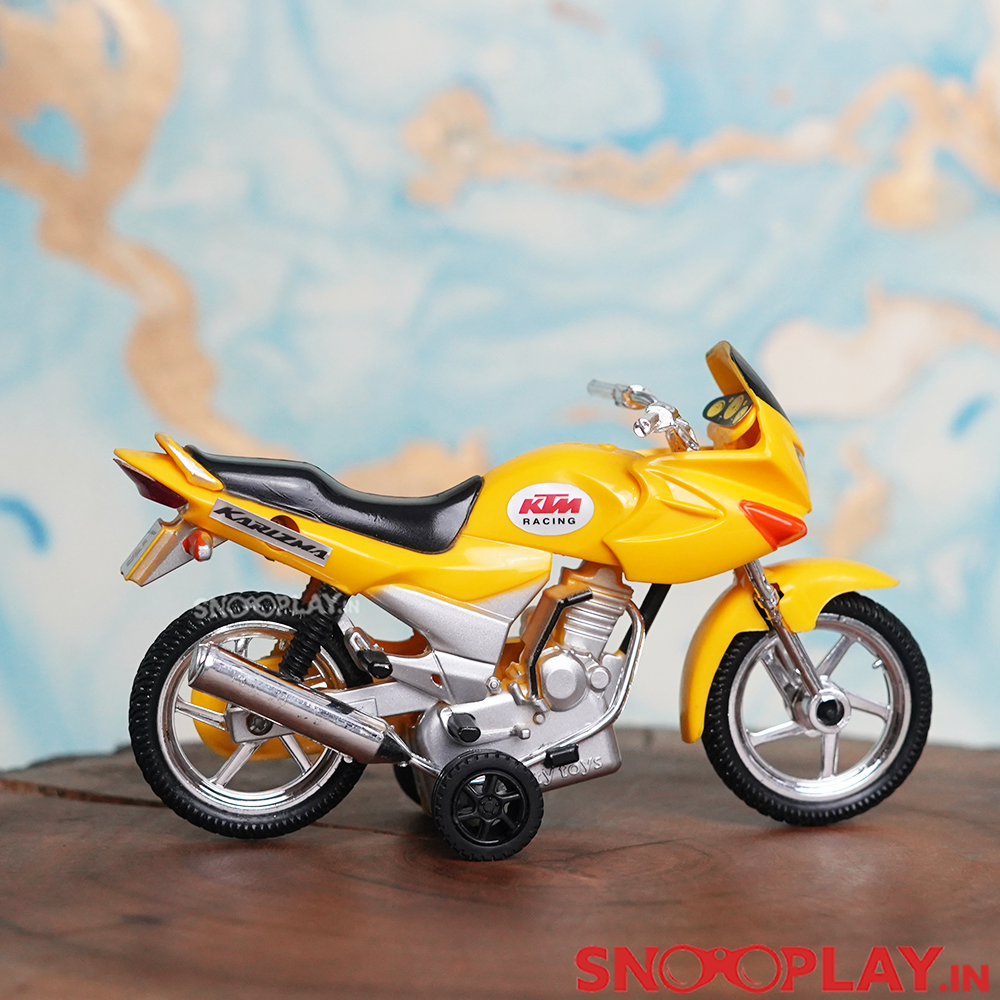 Karizma Miniature Toy Bike (Pull Back Bike) - Assorted Colours