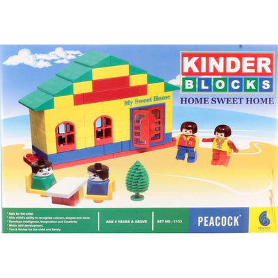 Kinder Blocks Home Sweet Home (Building Blocks Set) – 113 Pieces