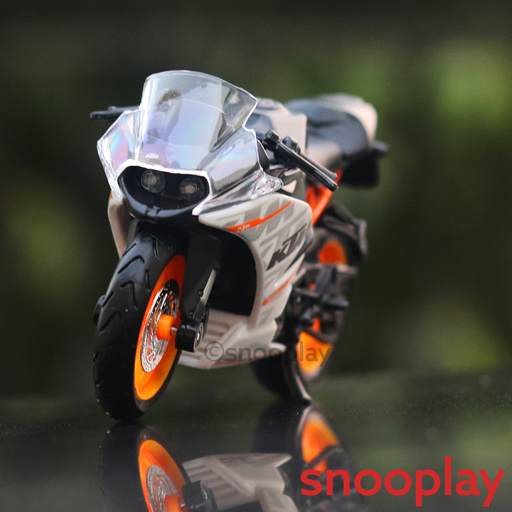 KTM RC 390 Diecast Bike Scale Model (1:18 Scale)