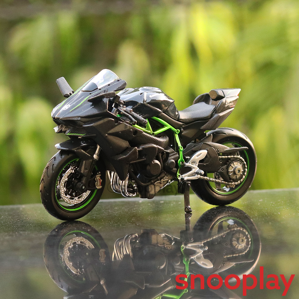 Kawasaki Ninja H2R Diecast Bike Scale Model (1:18 Scale)