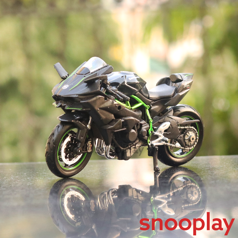 Kawasaki Ninja H2R Diecast Bike Scale Model (1:18 Scale)