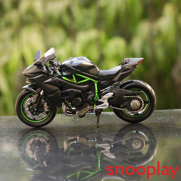 Kawasaki Ninja H2R Diecast Bike Scale Model (1:18 Scale)