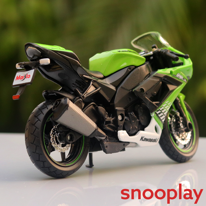 Licensed Kawasaki Ninja ZX 10R Diecast Bike Scale Model 1:18