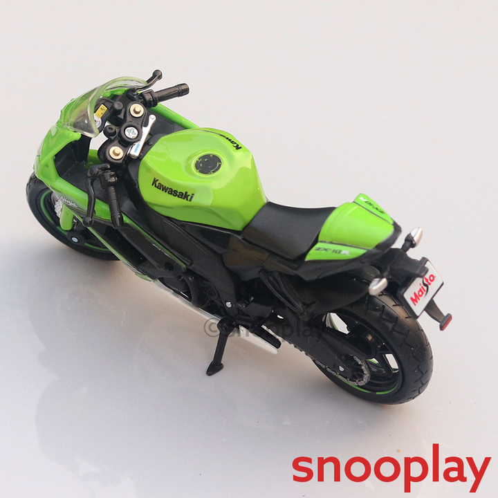 Licensed Kawasaki Ninja ZX 10R Diecast Bike Scale Model 1:18