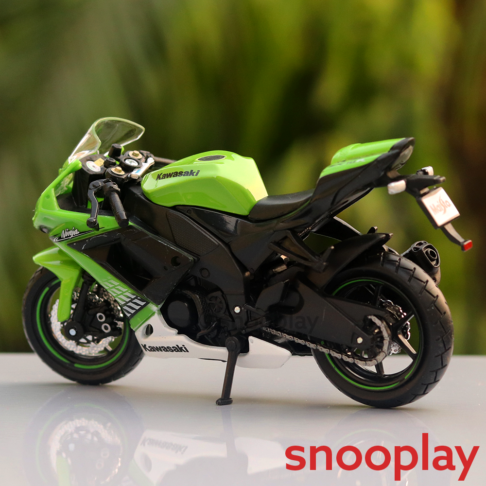 Licensed Kawasaki Ninja ZX 10R Diecast Bike Scale Model 1:18